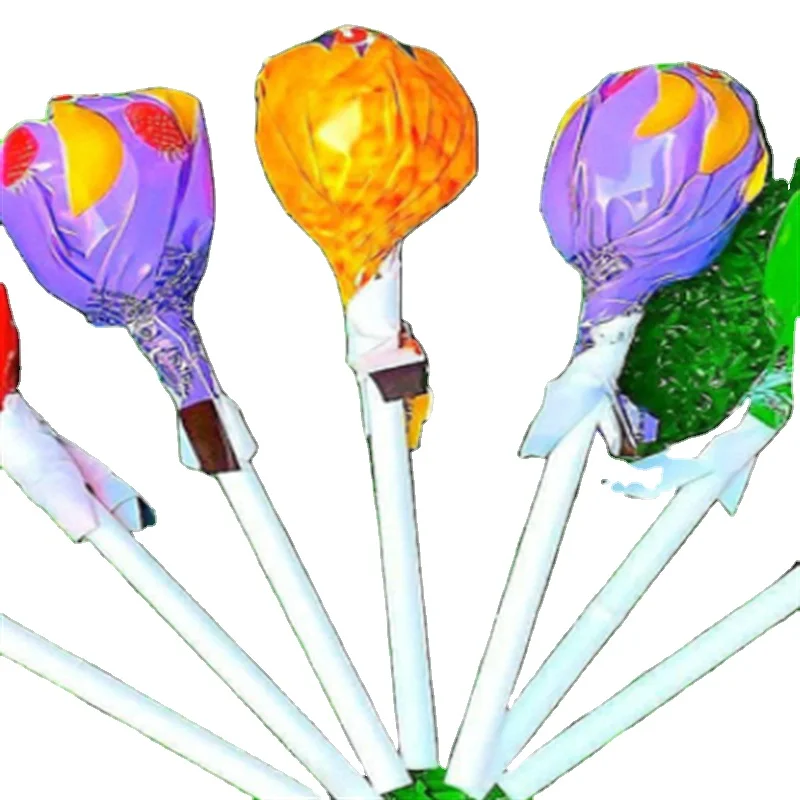 Party Popular Hot Selling 3D Candy Sweet Sugar Lollipop with Swirl Hard Candy