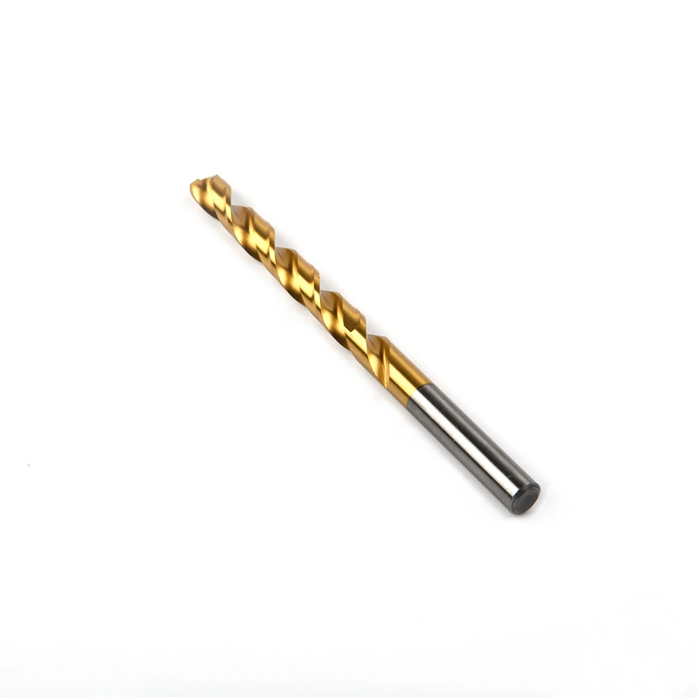 High quality tinned fried dough twist drill high speed straight shank drill manufactured by the factory