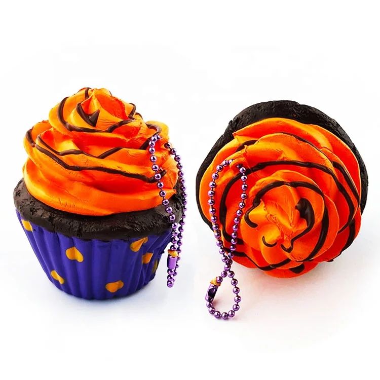 
Wholesale PU foam japan Sammy squishy soft squeeze nic cream cup cake food toys for halloween. 