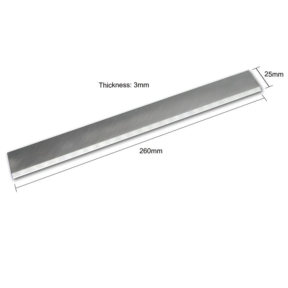 TASP 3 шт 260mm HSS рейсмусовый станок & строгального ножа фуганок ножи 260x25x3 мм resharpenable для Jet JPT260 JPT-260 стартрайт K260