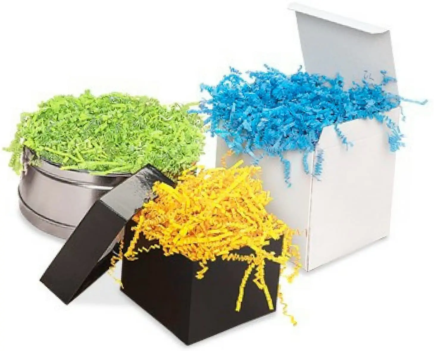 
1Kg/Pack Wholesale High Quality Decorative Raffia Shredded Crepe Paper Filling Box Crinkle Paper For Gift Box Filler 