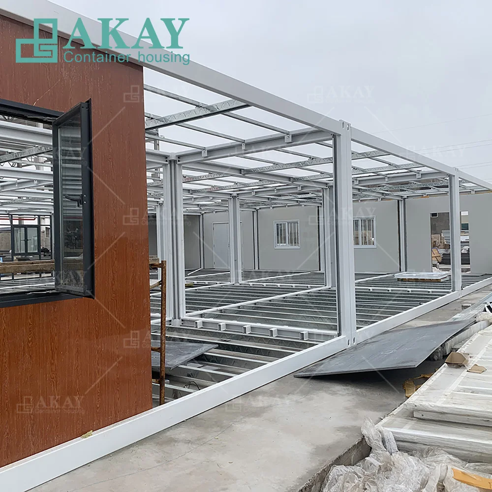 High-Quality Double Storey Dormitory Uzbekistan Project Prefab Homes Detachable Container House Modular prefabricated house