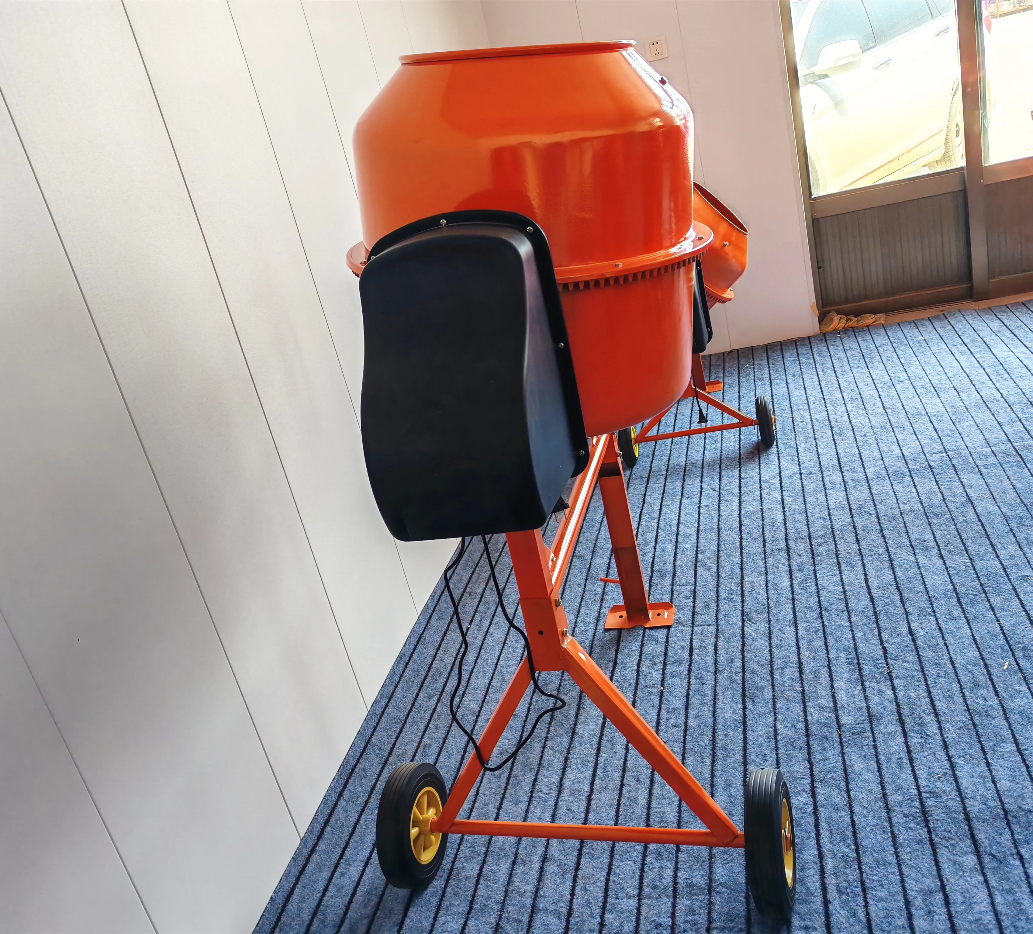 Portable Engineering Construction Compact Electric Motor Concrete Mobile Cement Mixers Machine