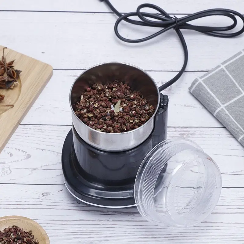 Electric Coffee Grinder Herbs Nuts Spices Grinding Mill 200W