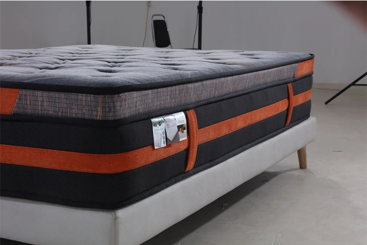 China Manufactured Luxury Queen/King-Size Pocket Coil Spring Bed Memory Foam Mattress Roll up in Box Home Furniture
