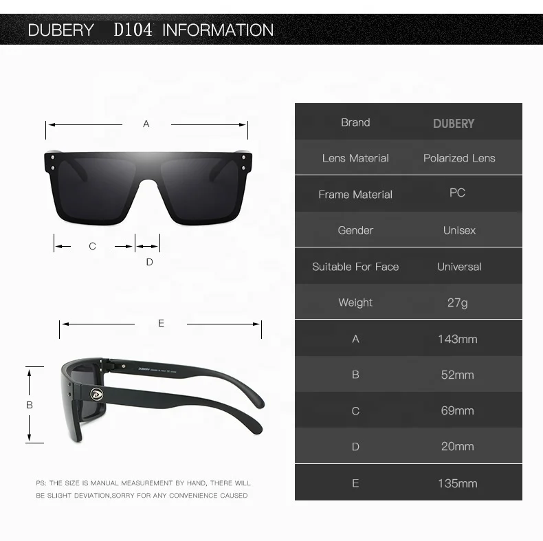 Ветрозащитные спортивные мужские солнцезащитные очки DUBERY uv400 из поликарбоната tr90 2023 карамельных цветов