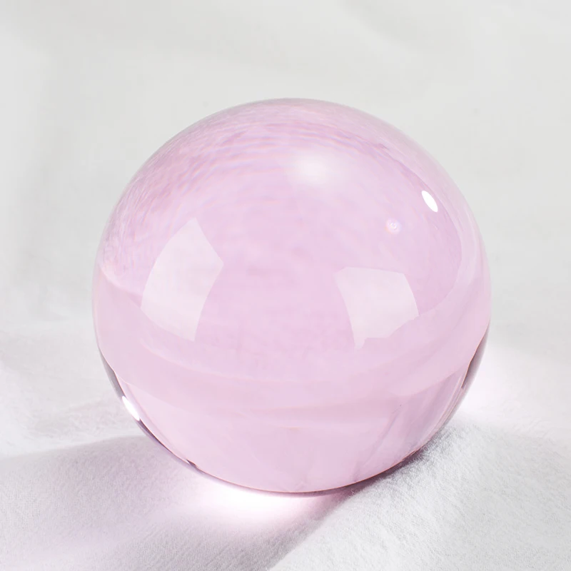 Professional custom 100mm, 120mm, 150mm, 200mm and other large size color crystal glass ball