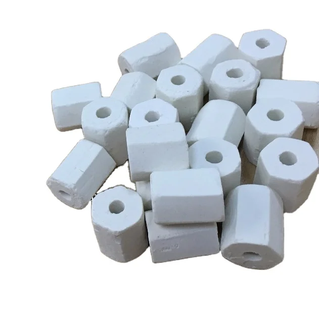 Aquarium Bio Filter Materials Hexagonal Quartz Filtering #10 Ceramic Rings,25KG/BAG