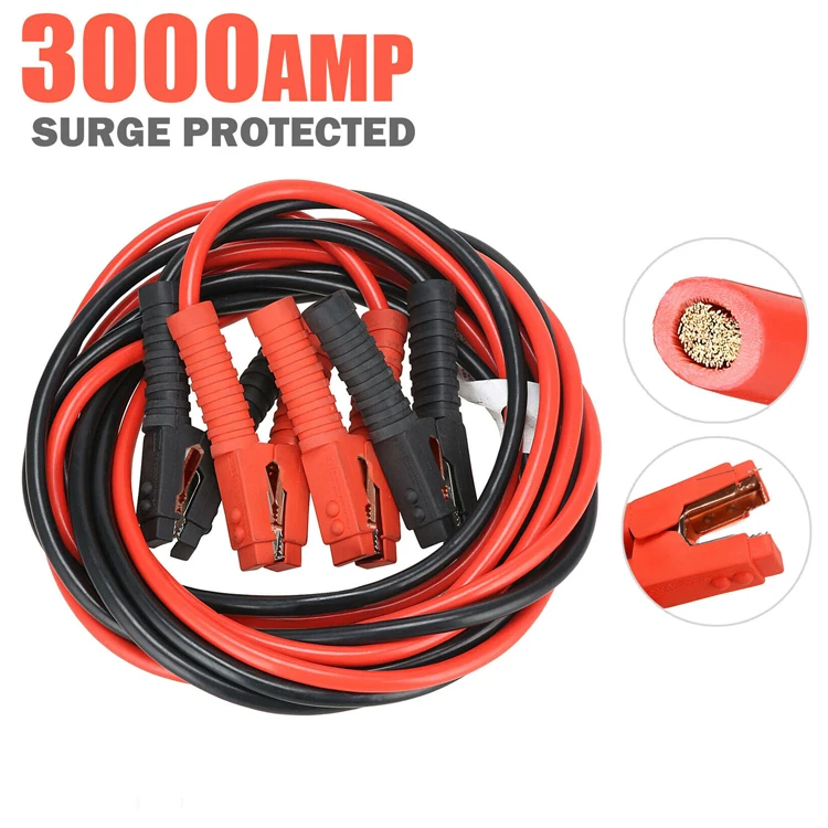 Crownman 800 apm 3M Car Battery Junp Leads universal car battery Booster Cables Jumper Cable For Car Van Truck