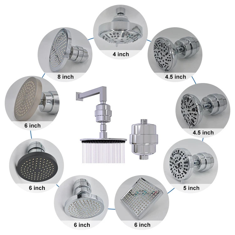 Хит продаж 15-ступенчатый фильтр для душа