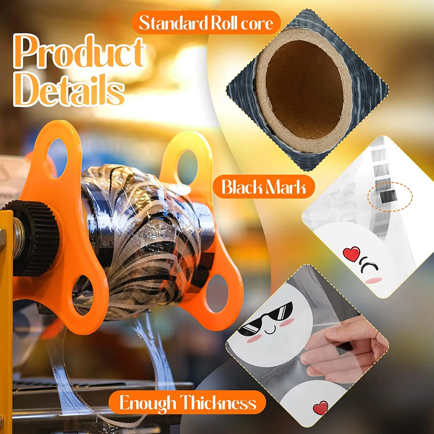Bubble Tea Boba Cup Sealing Seal Film For 90-105mm PP Cup Sealing Film