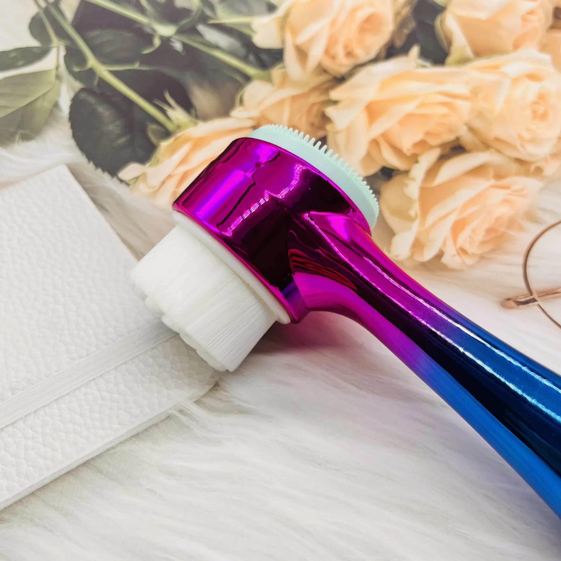 Beautiful Face Brush Facial Silicone Cleansing Brush Deep Cleansing face cleaning brush Soft Hair Manual Cleanser