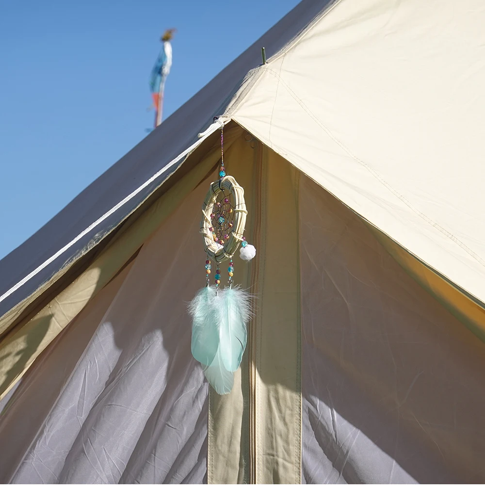 Waterproof Hunting Glamping Canvas Camping Tent Family 3M