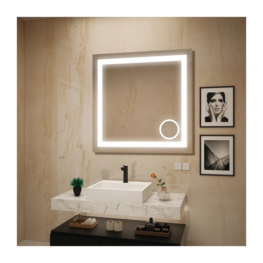 Ванная комната декоративные венецианские стиль зеркало с подсветкой LED лампа для продажи