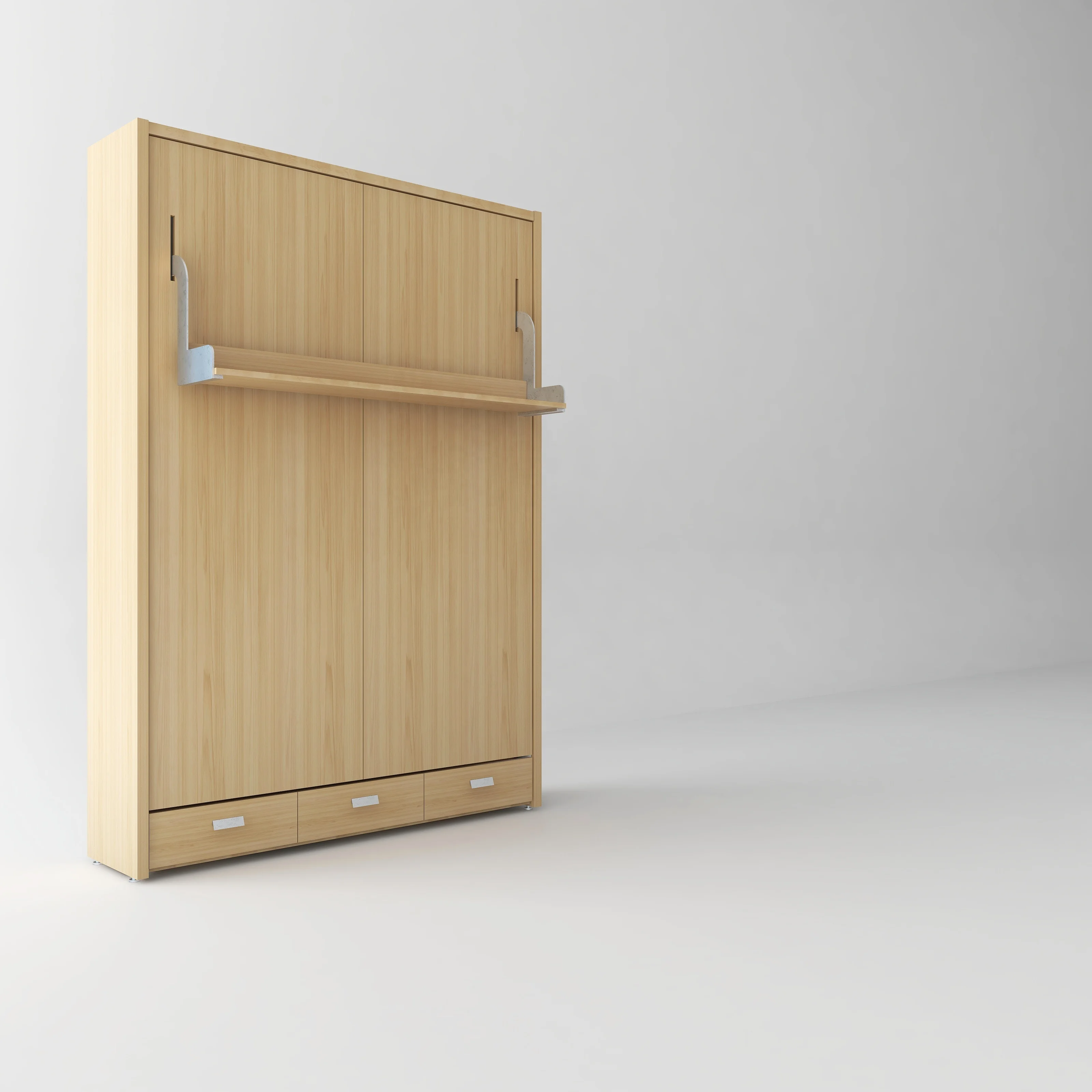 Wall Clock Room Library Wall Bed Murphy Bed Space Saving Folding Wall Bed For Living Room