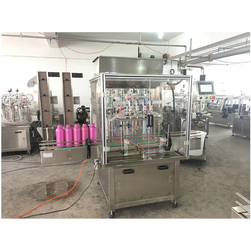 Automatic liquid/paste filling machine oil filling line water bottling machine production line