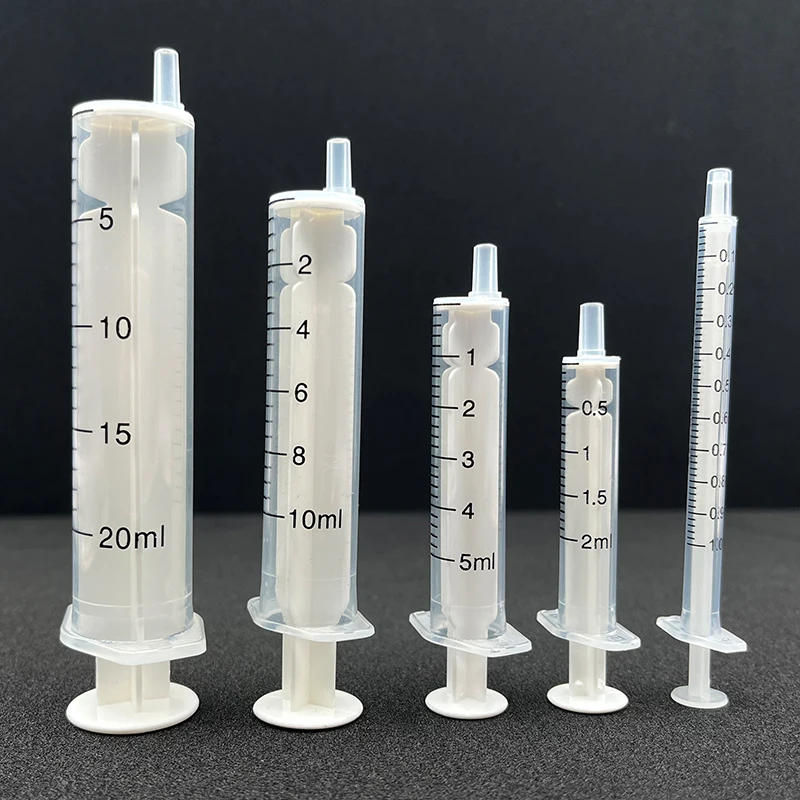 Professional manufacturer 1ml 2ml 5ml 10ml 20ml 60ml syringe two piece insulin syringe without rubber stopper