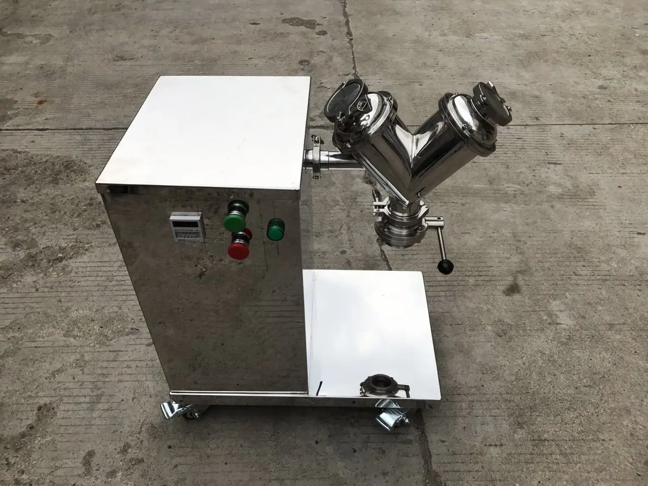 Pesticide Powder small lab v type mixer