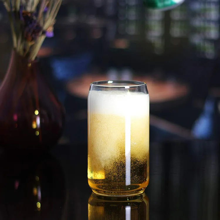 glass beer cans,drink glass jar, coke cup can glass