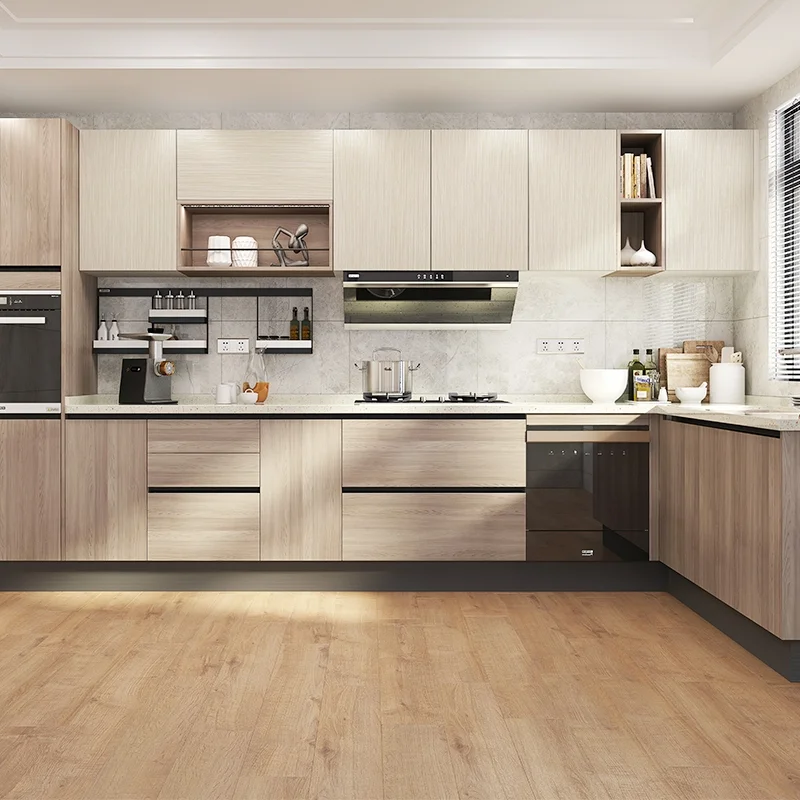 Small Kitchen Cabinet Wood Grain Kitchen Cabinet Complete Kitchen Set