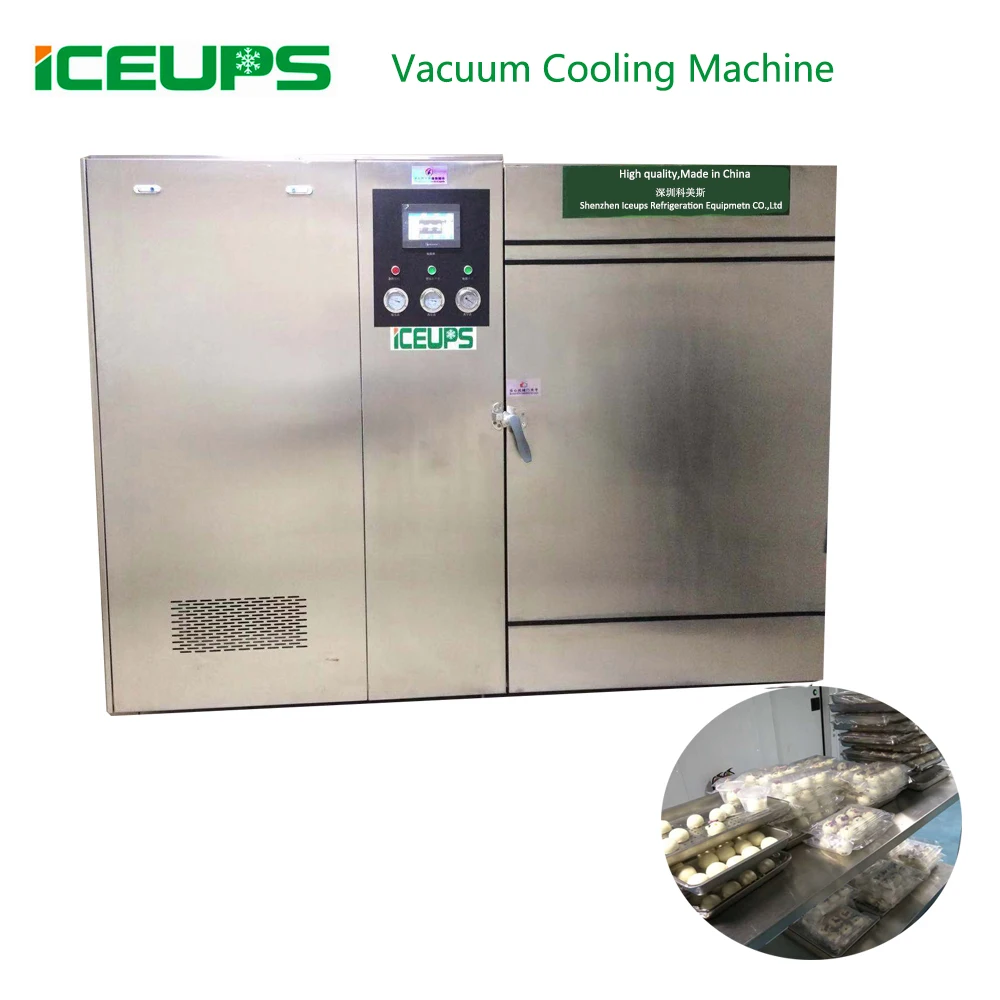 
500kg/cycle Cooked Food Vacuum Cooler For Fried Vegetable / Quick Meal / Baking Food 