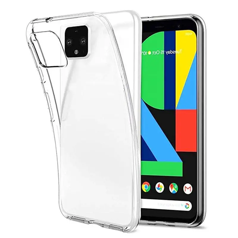 Hot Selling Soft TPU Back Cover Clear Transparent TPU Phone Case For Google Pixel 4 XL 5A 5XL 4a 5G 13 Pro Max
