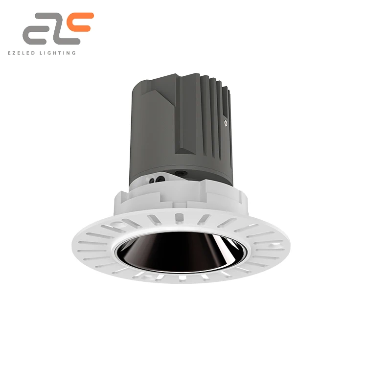 EZELED Long Working Time Anti-Glare Round COB Recessed Down Lighting Home 8W 12W Led Spot Light