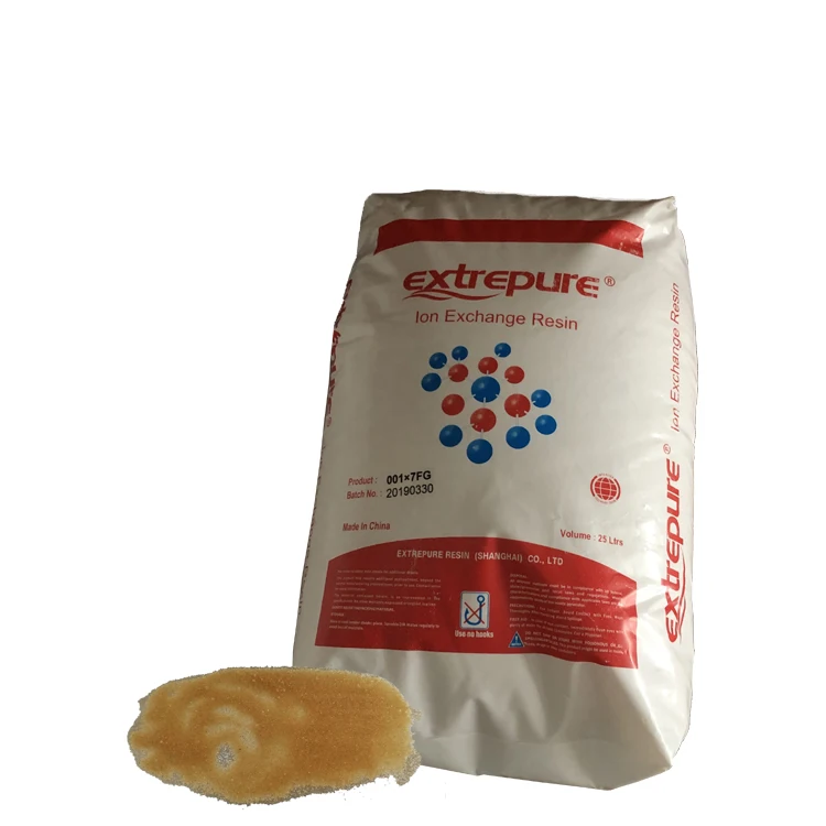 10% more salt to regenerate C-100E Cation Exchange Na+Ionic Form as Shipped Soften Water Resin