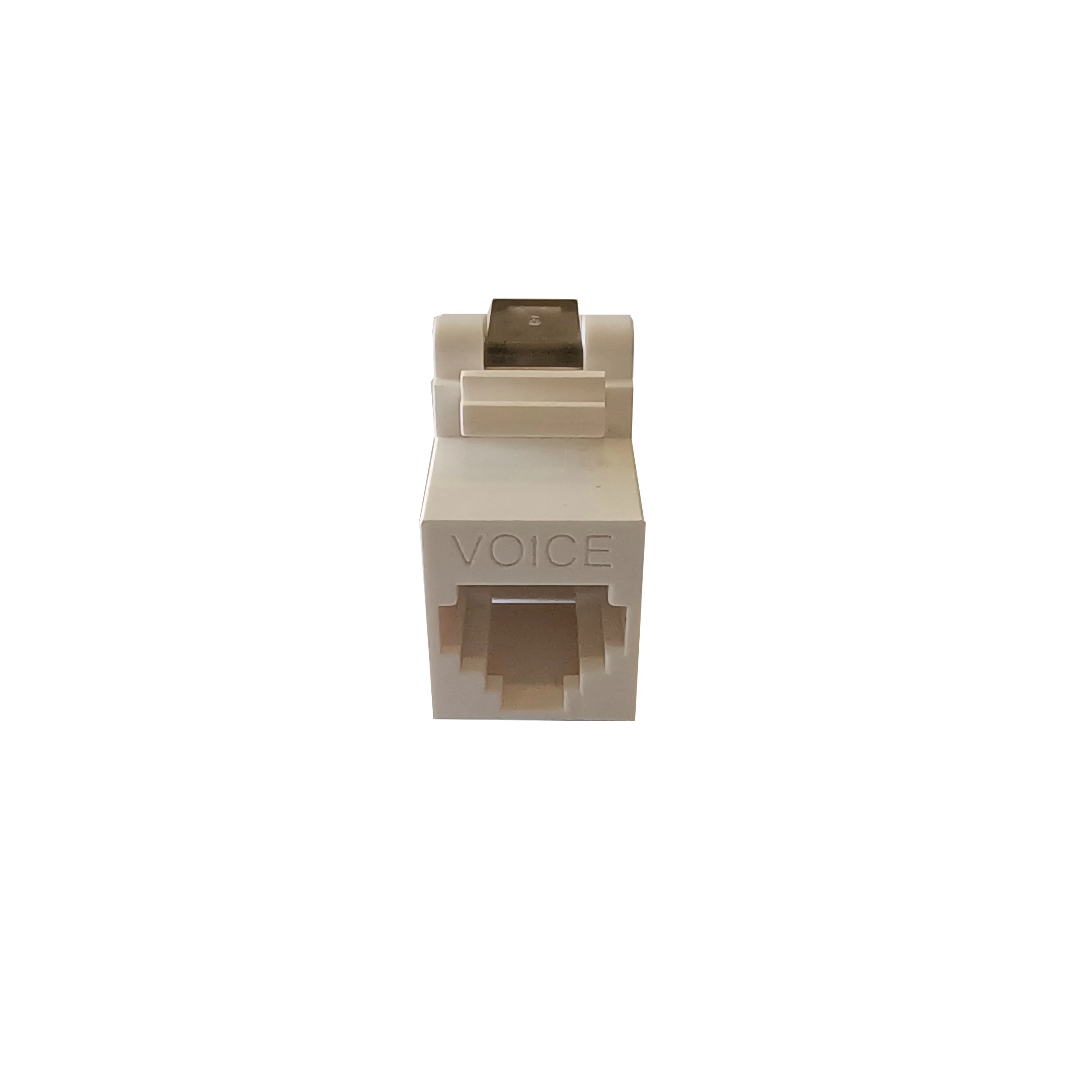New style rj45 utp copper modular connector RJ11 CAT3 Keystone Jack 180 degree
