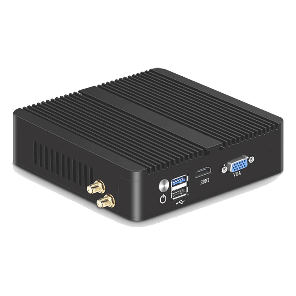  Fanless OPNsense pfSense брандмауэр Мини ПК Intel Quad Core J1900 J1800 4 Nic Ethernet промышленный компьютер сетевой