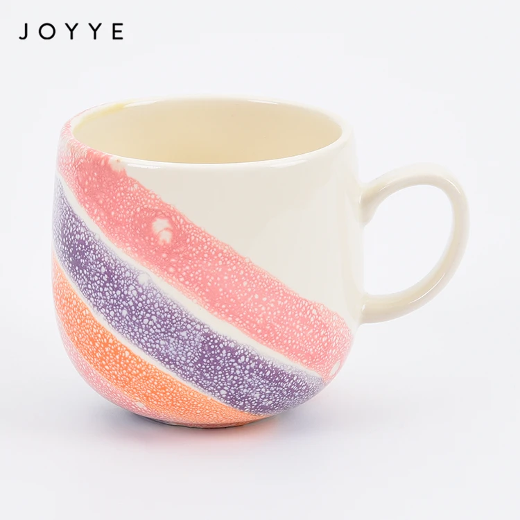 Горячая Распродажа чашка Joyye с реактивной глазурью кружки для чая керамическая кружка ручной работы глянцевой 400 куб.