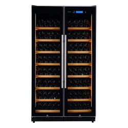 Huaou Stainless Steel Door 320 Bottles Compressor Custom Wine Cellar Cooler