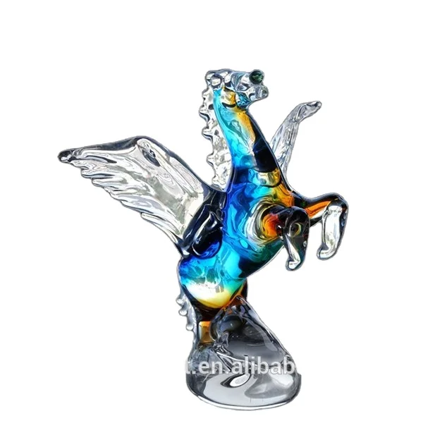 High quality murano glass figurine christmas decoration owl
