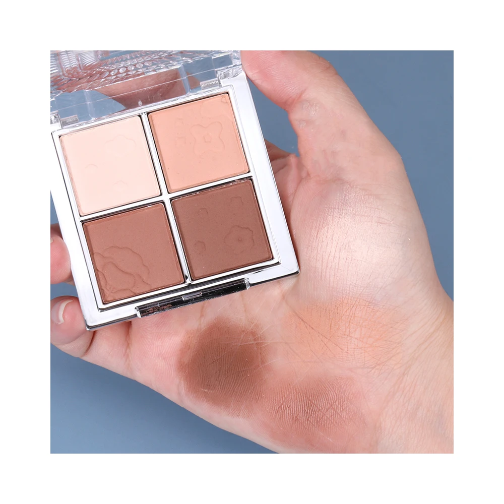 Maycheer Wholesale Cosmetics 4 Color Eyeshadow Golden Beauty Eyeshadow Palette Glitter Shimmer Eye Shadow Makeup