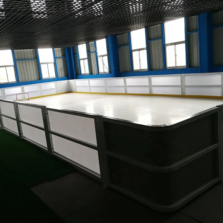 UHMWPE Material 1200*1000mm Hockey Synthetic Ice Rinks Portable Roller Skating Flooring/Synthetic Ice Rink