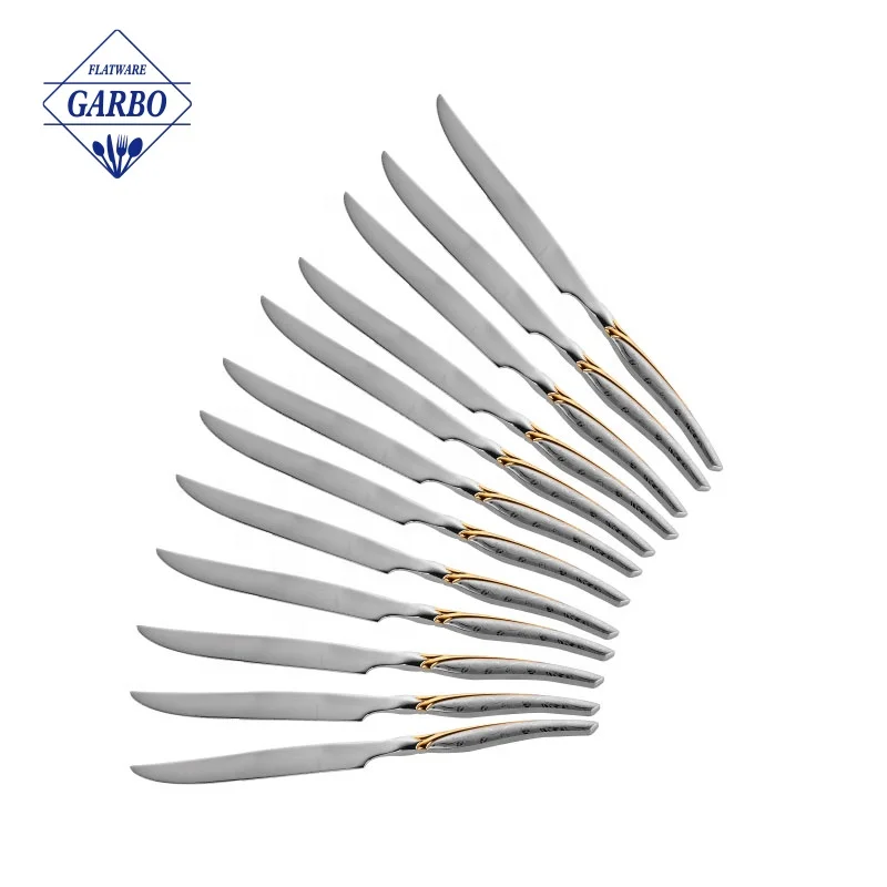 Middle East Arabian stainless steel serving spoon set western home table spoons set 24 pieces stainless home steel cutlery