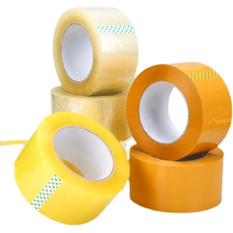 Free Sample 48mm  100m Transparent Tape 2 inch Packing 110yd Clear Binding Box Tape