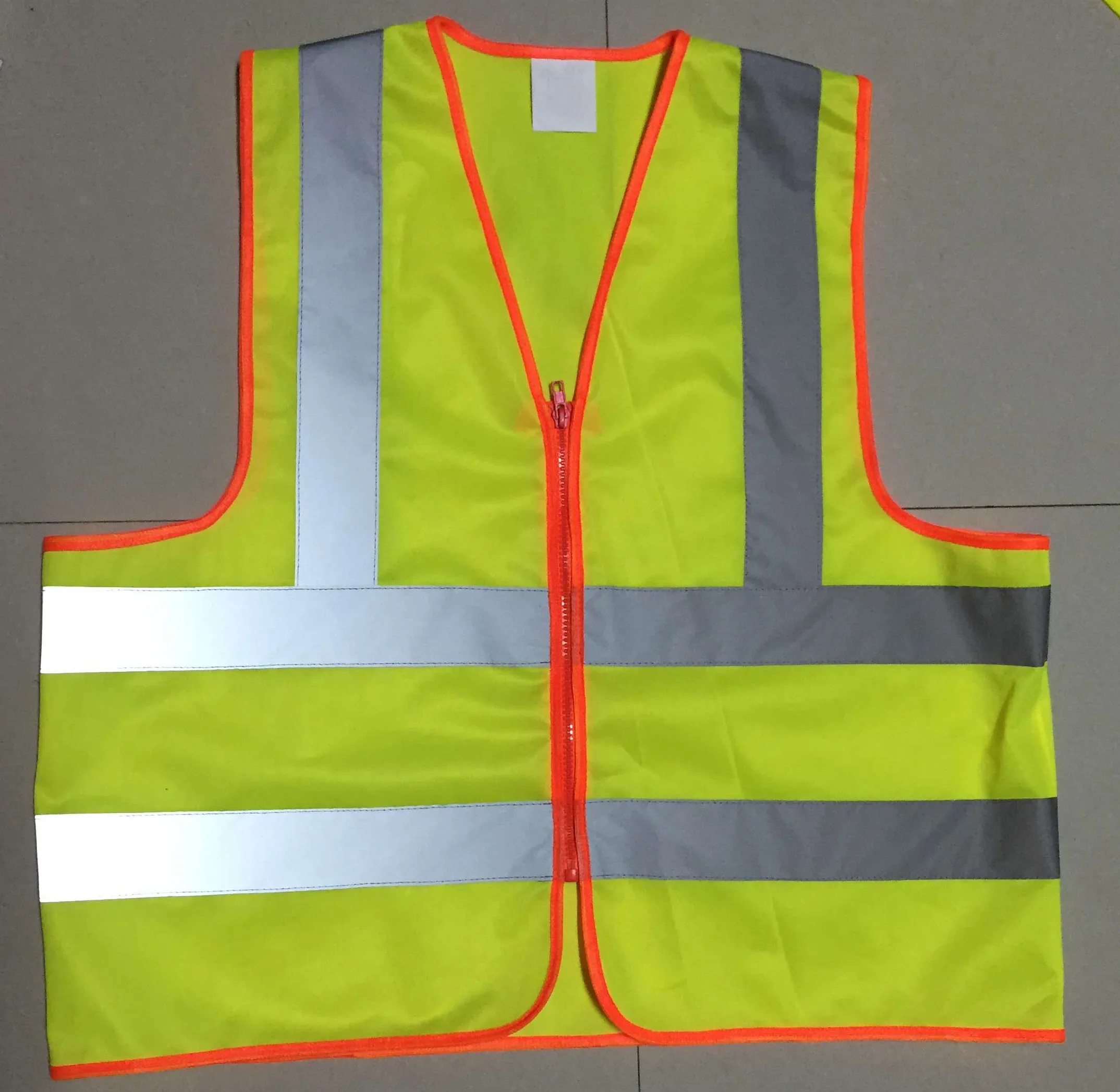 ENISO 20471 Class3 Yellow Adult Safety Work wear For Men Outside Custom Logo Reflective Jacket