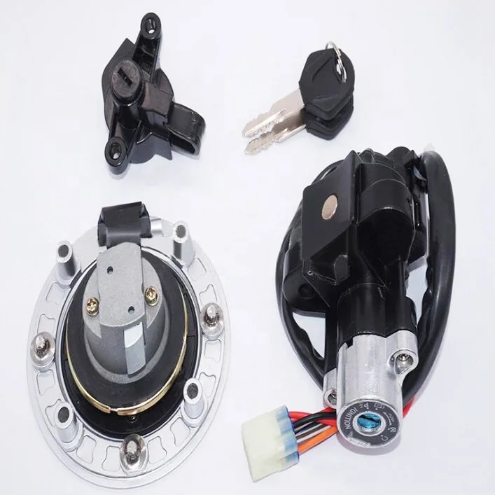 Motorcycle racing accessories for Suzuki GSF600 GSF1200 set lock fuel tank c ap ignition switch