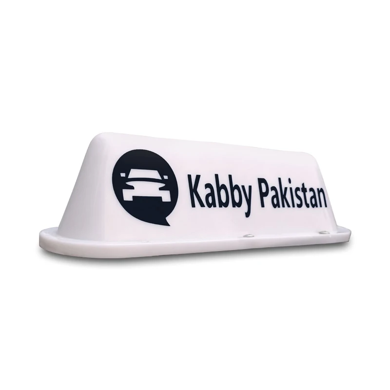 Factory outlet PP plastic LED light box  with led light strips high quality Taxi roof light