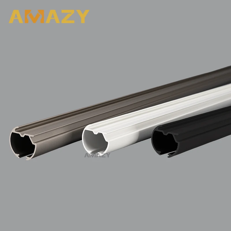 Modern Luxury Heavy Duty Bendable Aluminium Curtain Rail Track Ceiling Mount Curtain Rod With Strong Gliders