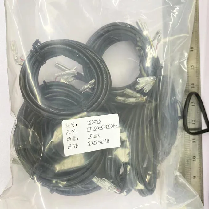 Silicone Cable Waterproof PT100 RTD Temperature Sensor
