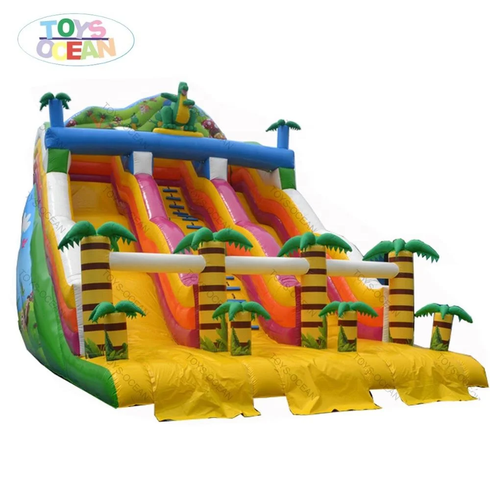 
Inflatable Jungle Jumping Bouncy Castle Combo with Slide  (62322657711)