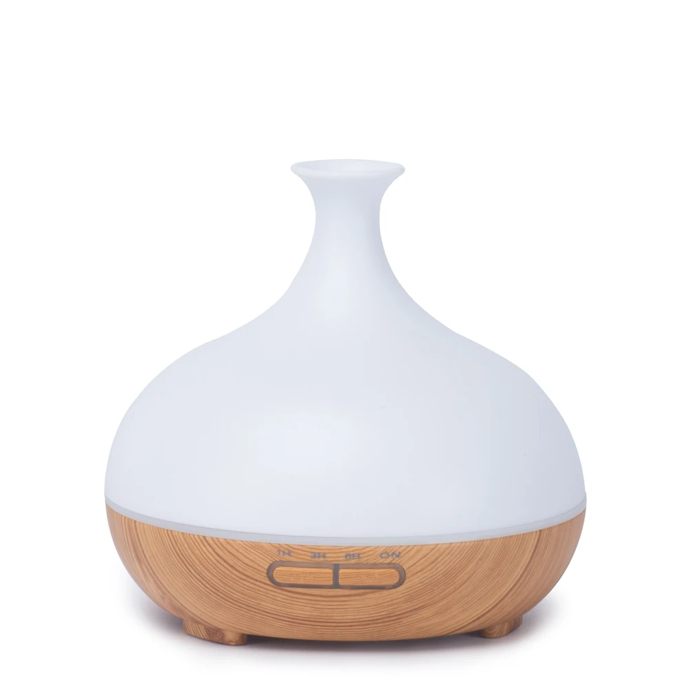 Newest Electric Aromatherapy Purifier Essential Oil Wood Aromatic 7 Led Color Air Humidifier Aroma Diffuser
