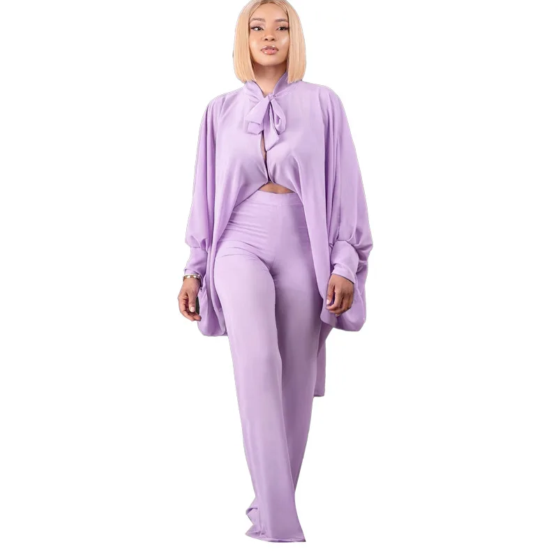 2024 Factory Wholesale Black Pant Set India Dubai Women Dresses Muslim Dress