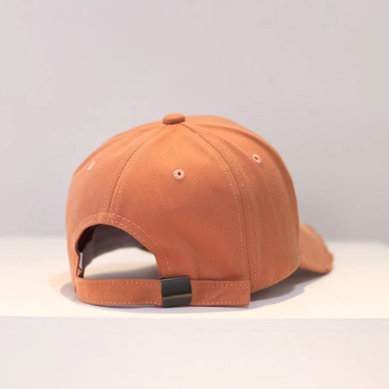 
Cotton unstructured baseball cap with embroidered logo, custom dad hats 