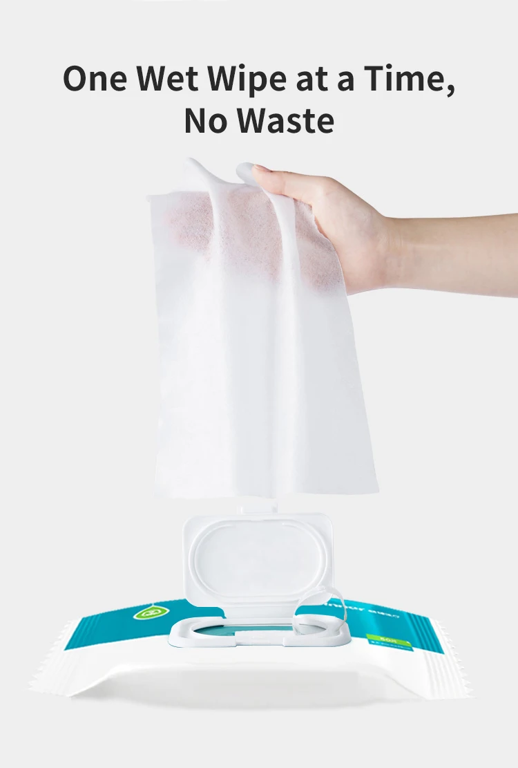 Winner Custom 100% Biodegradable Cleaning Disposable Individual Quaternary Ammonium Compounds 70%~75% Alcohol Wet Wipes