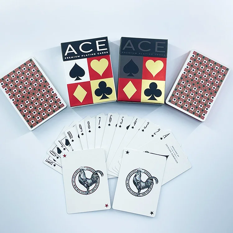 Custom Design Paper Playing Cards Custom Printing High Quality Plastic PVC Poker Playing Cards Manufacturer