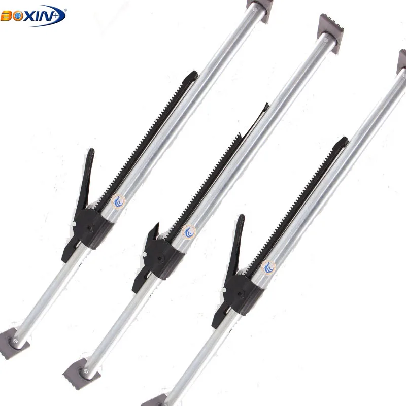 High Quality Steel Ratcheting Adjustable Stabilizer Logistics Container Tube Cargo Bar with Plastic Pads