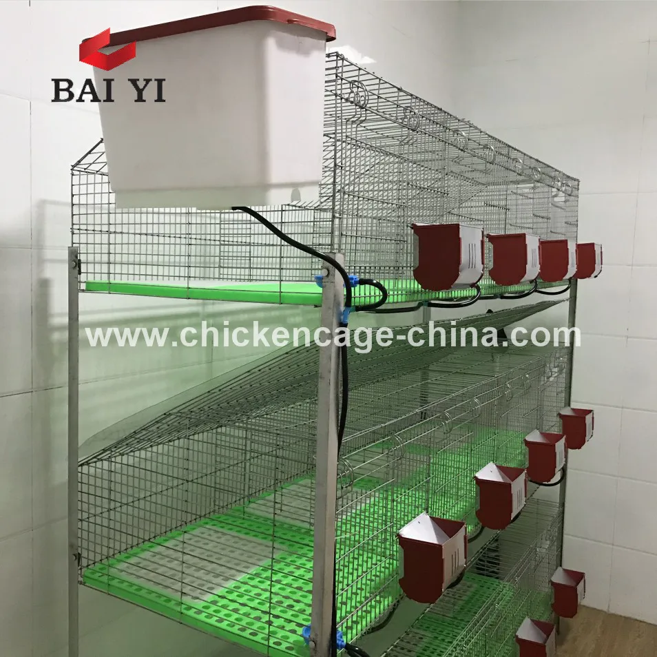cheap price 3 tier female rabbit cage for zimbabwe